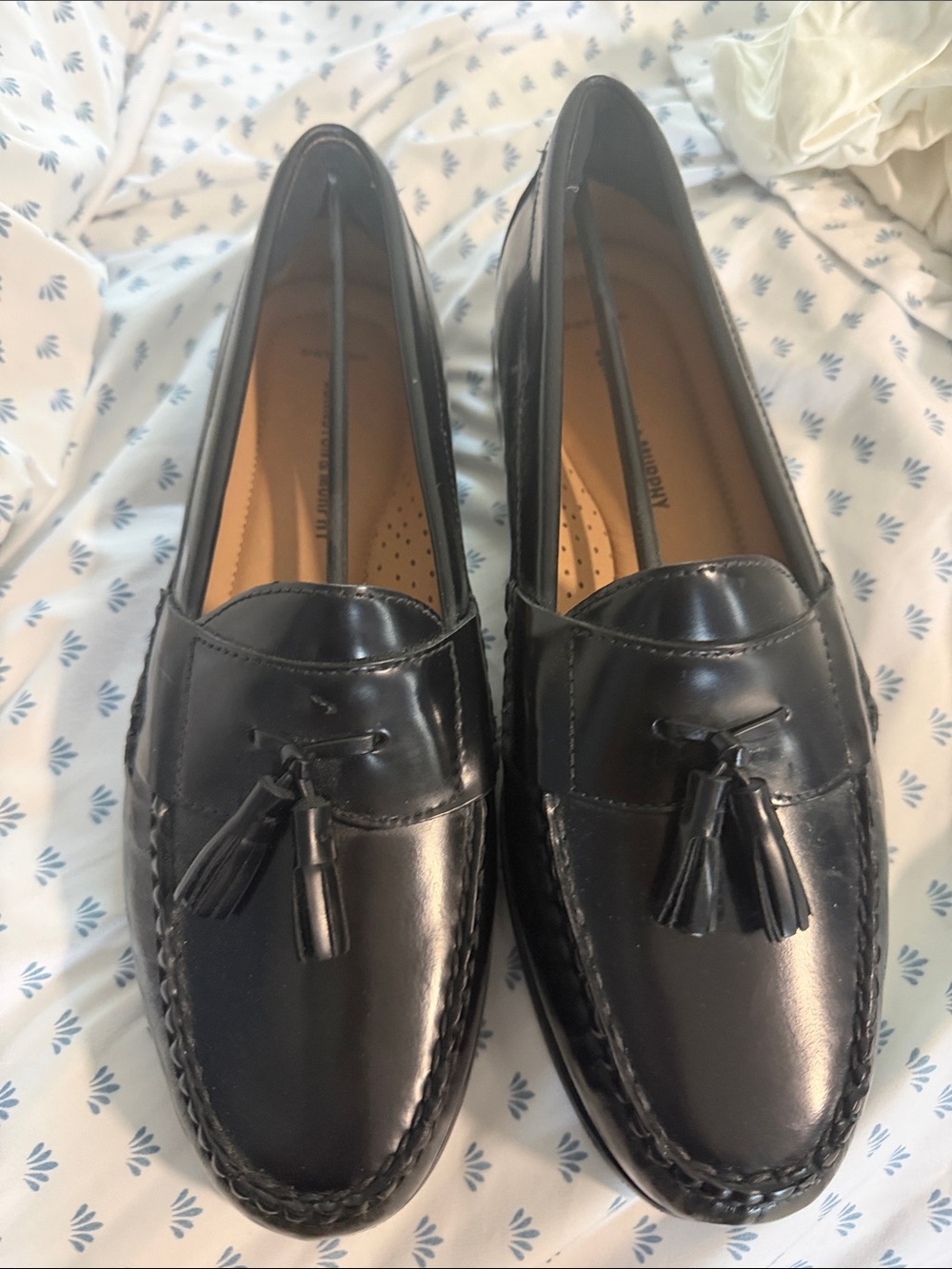 Classic Black Tassel Loafers for men - Sleek Slip-On Dress Shoes